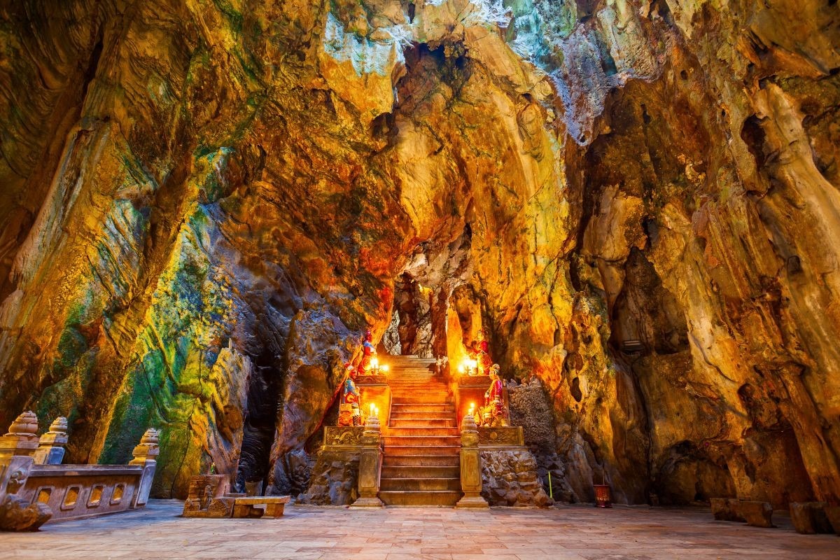 marble moutains in Da Nang Vietnam